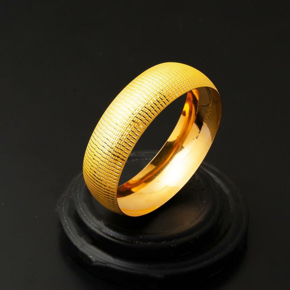 27 gr Mega 22 Ayar Altın Bilezik (2 cm Enli)