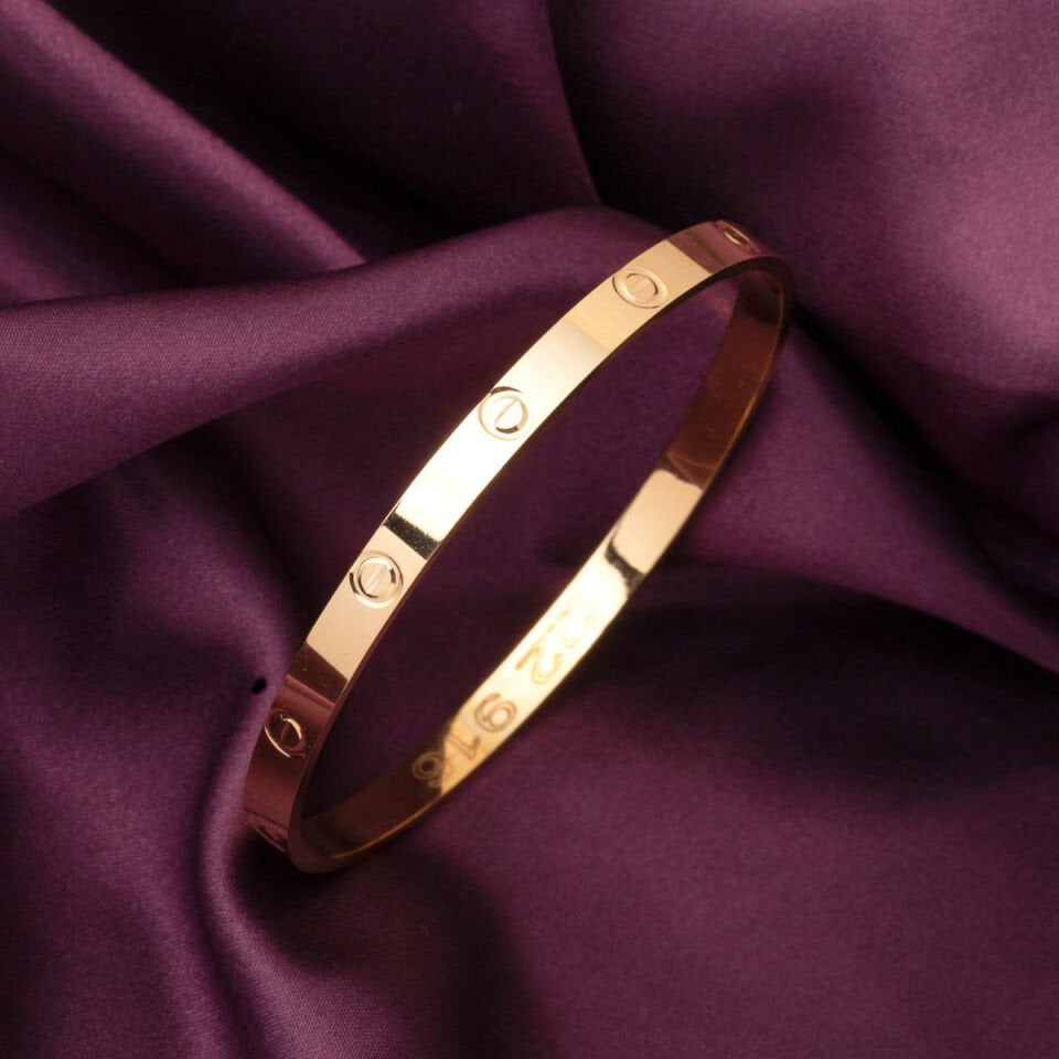 Vidalı Kibrit Çöpü 22 Ayar Yatırımlık Bilezik 50 gr.