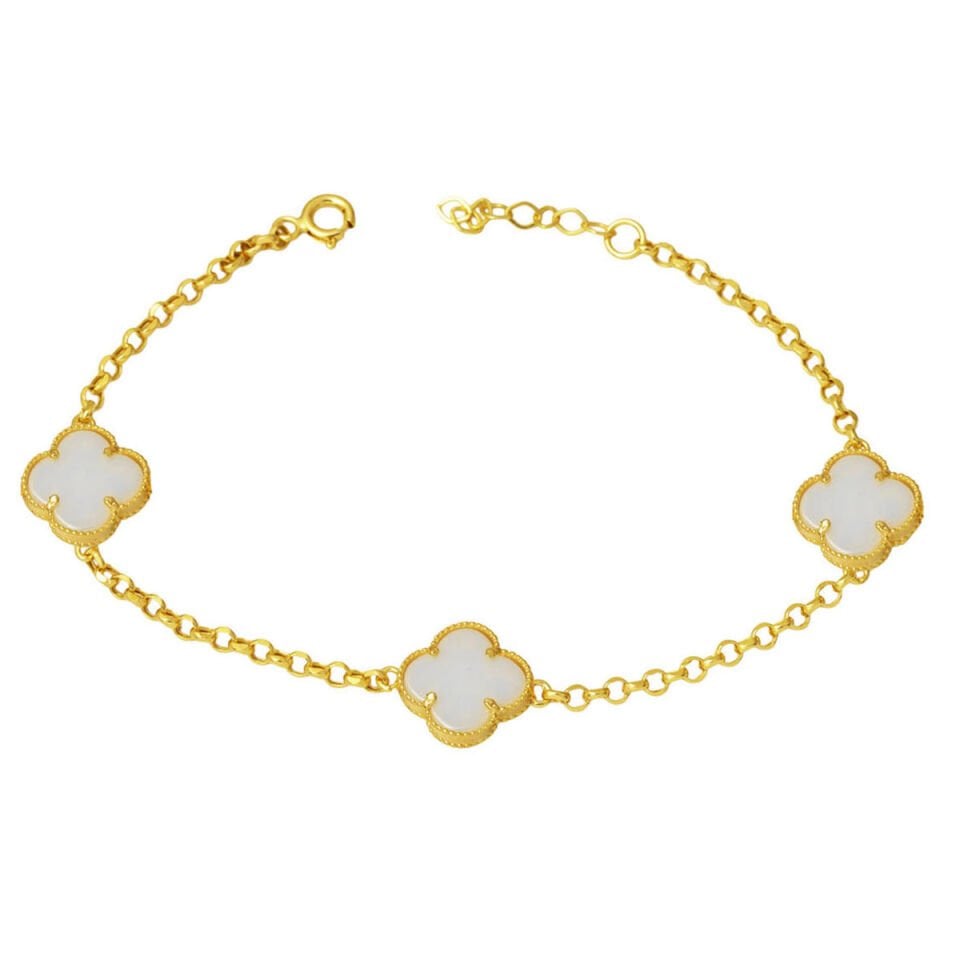 Sedef Taşlı Yonca Altın Künye