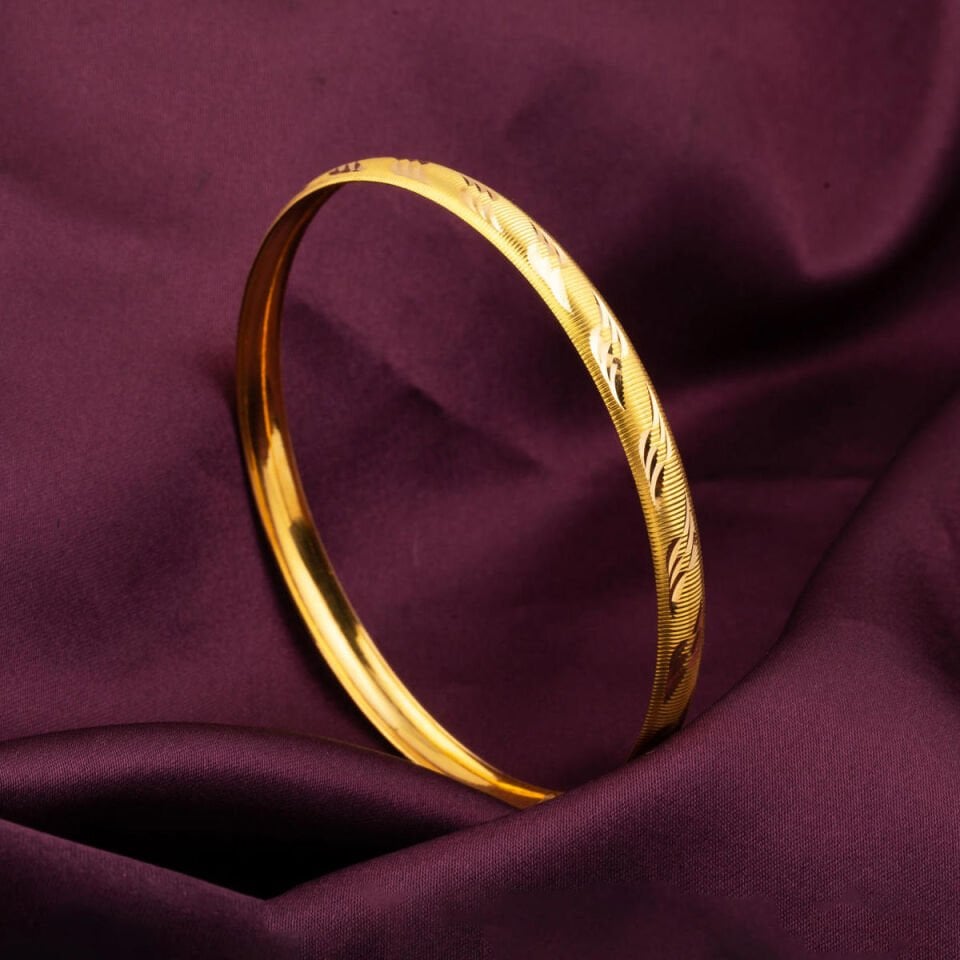 22 Ayar İşçiliksiz Hediyelik Bilezik