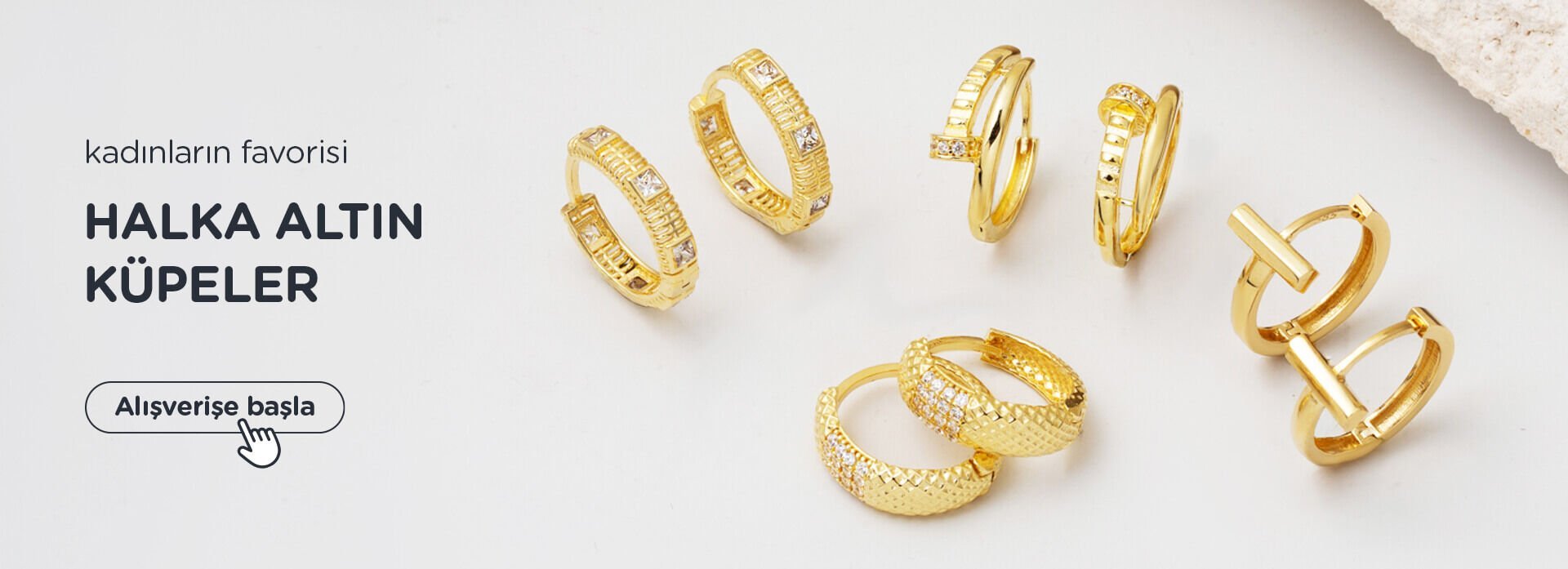 Altın küpe modelleri