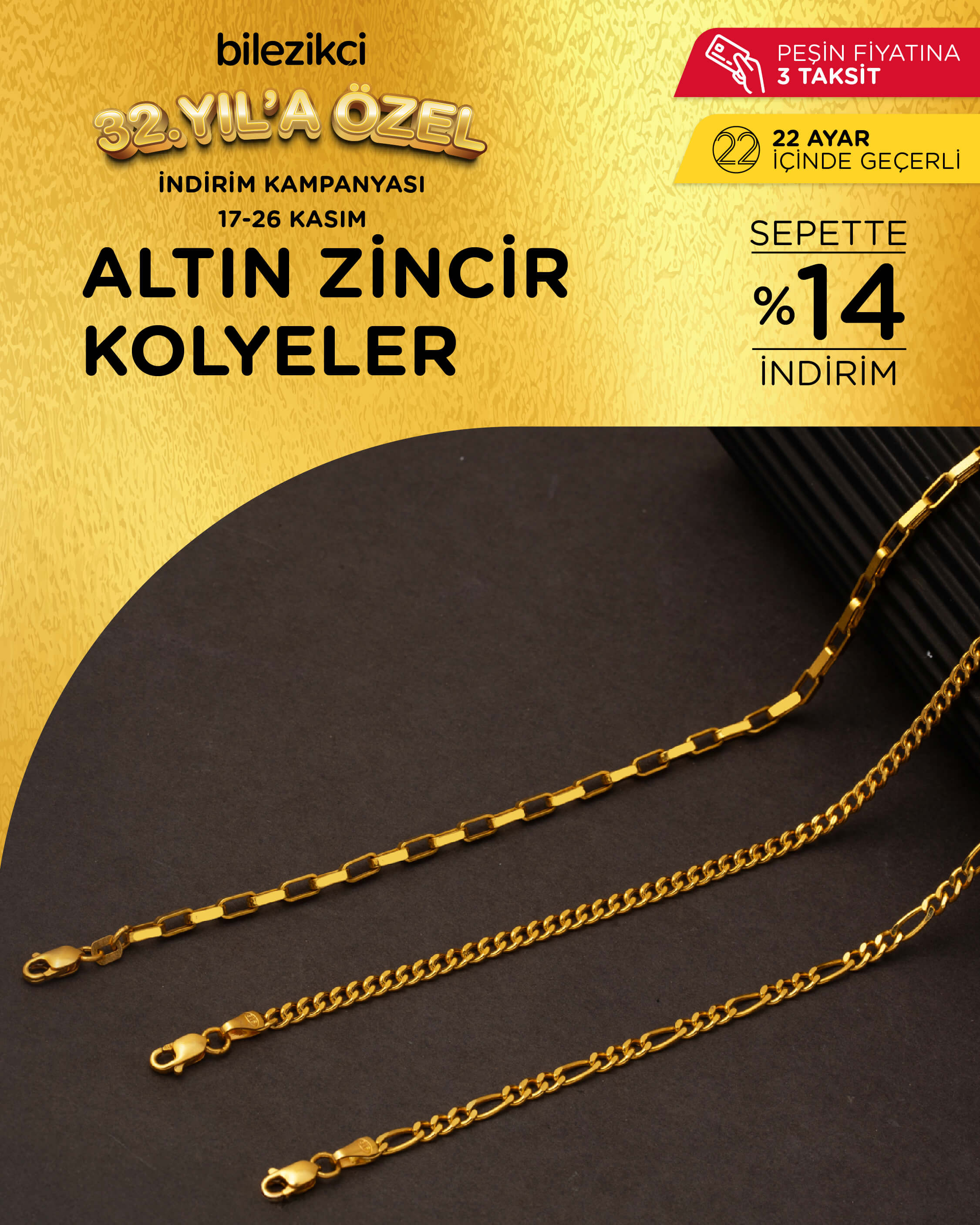 indirimli altın zincir kolye modelleri ve fiyatları