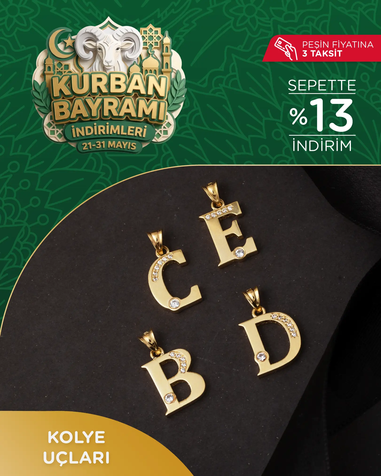 Bayrama Özel Sepette Ek %13 İndirim Fırsatı