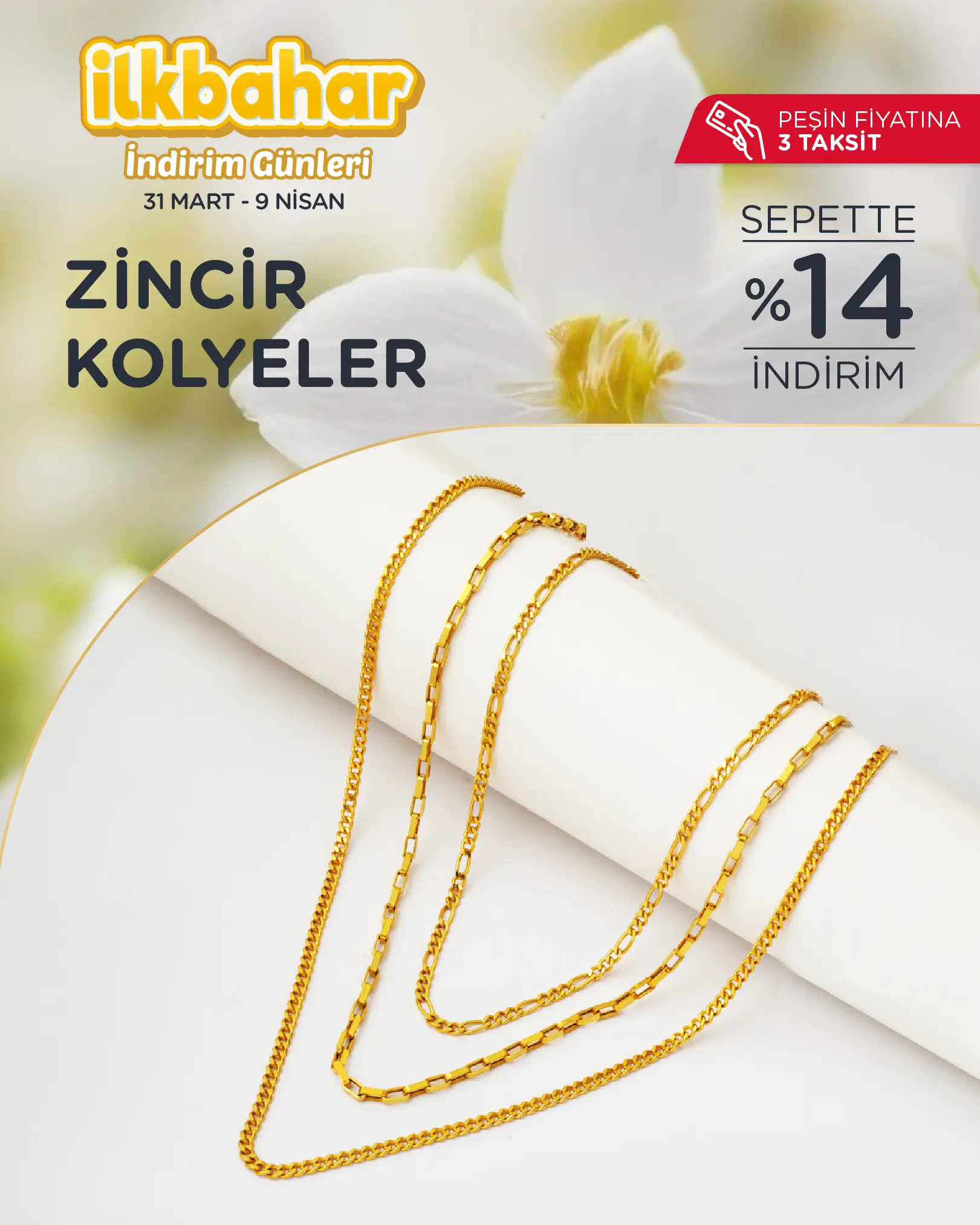 İlbahara özel altın zincir modelleri ve fiyatları