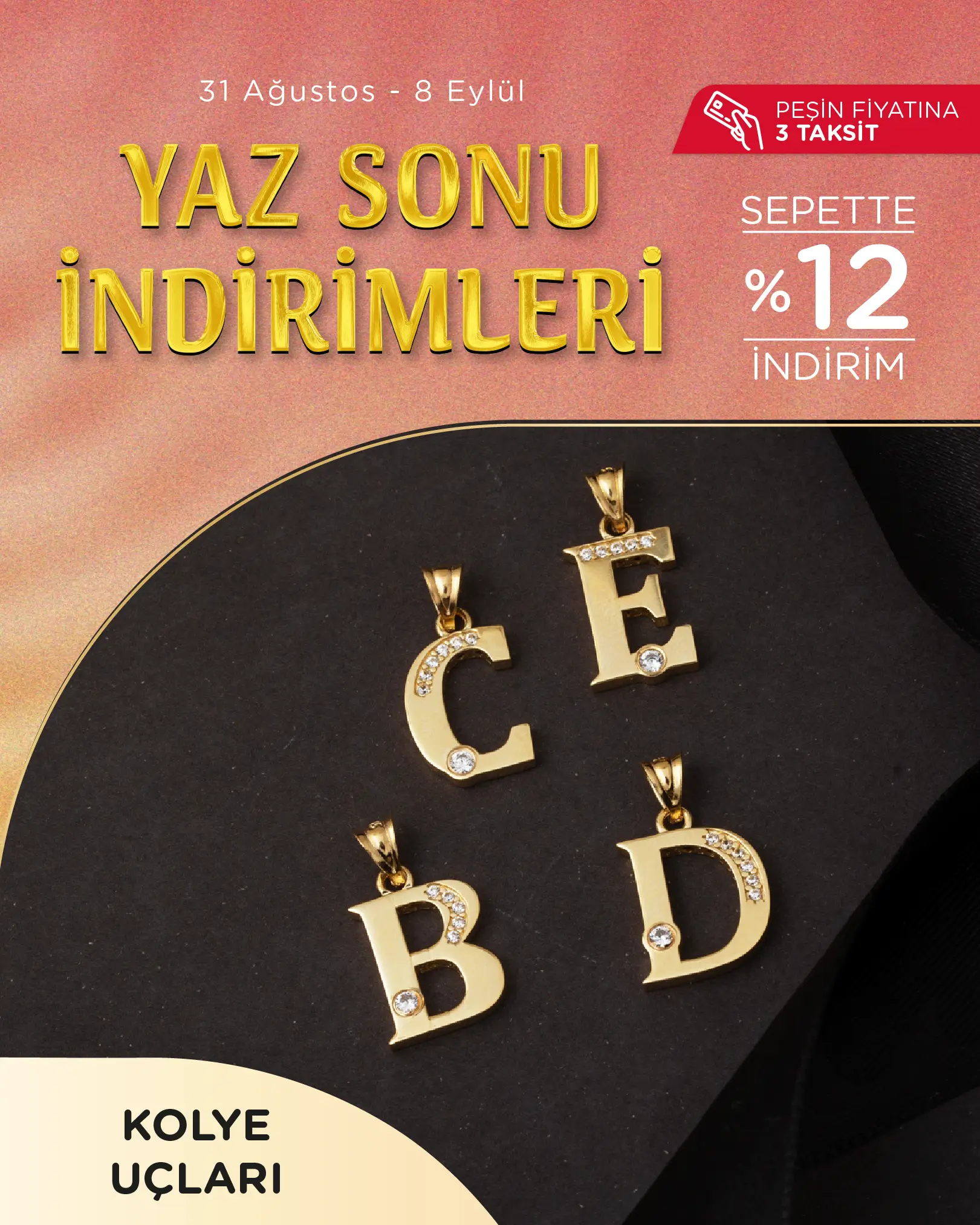 Yaz Sonuna Özel Sepette Ek %12 İndirim