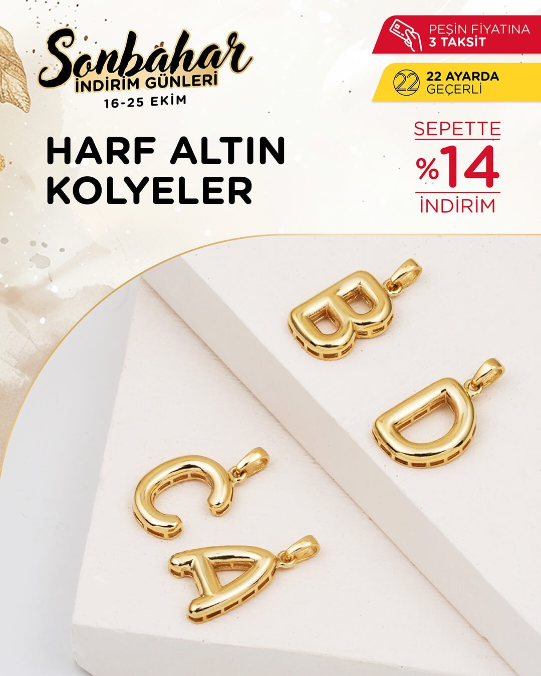 harf altın kolye modelleri ve fiyatları