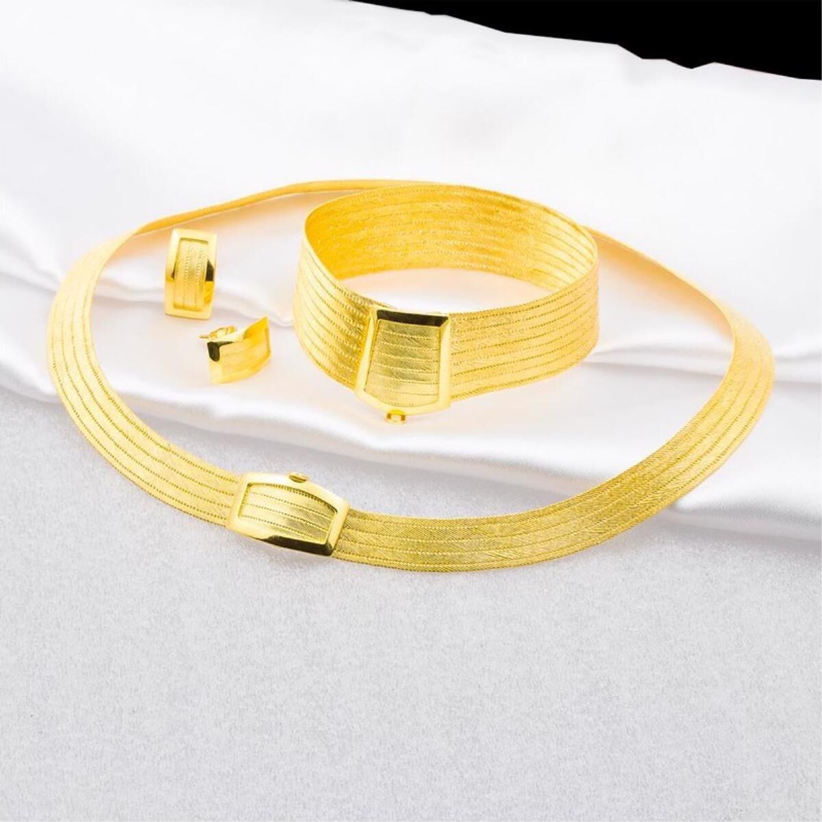 9 Sıralı Taşsız Trabzon Hasır Gümüş Set