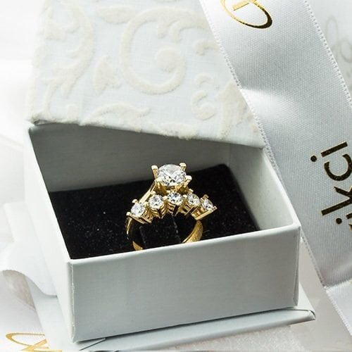 Beştaş Tektaş Birarada 14 Ayar Altın Yüzük