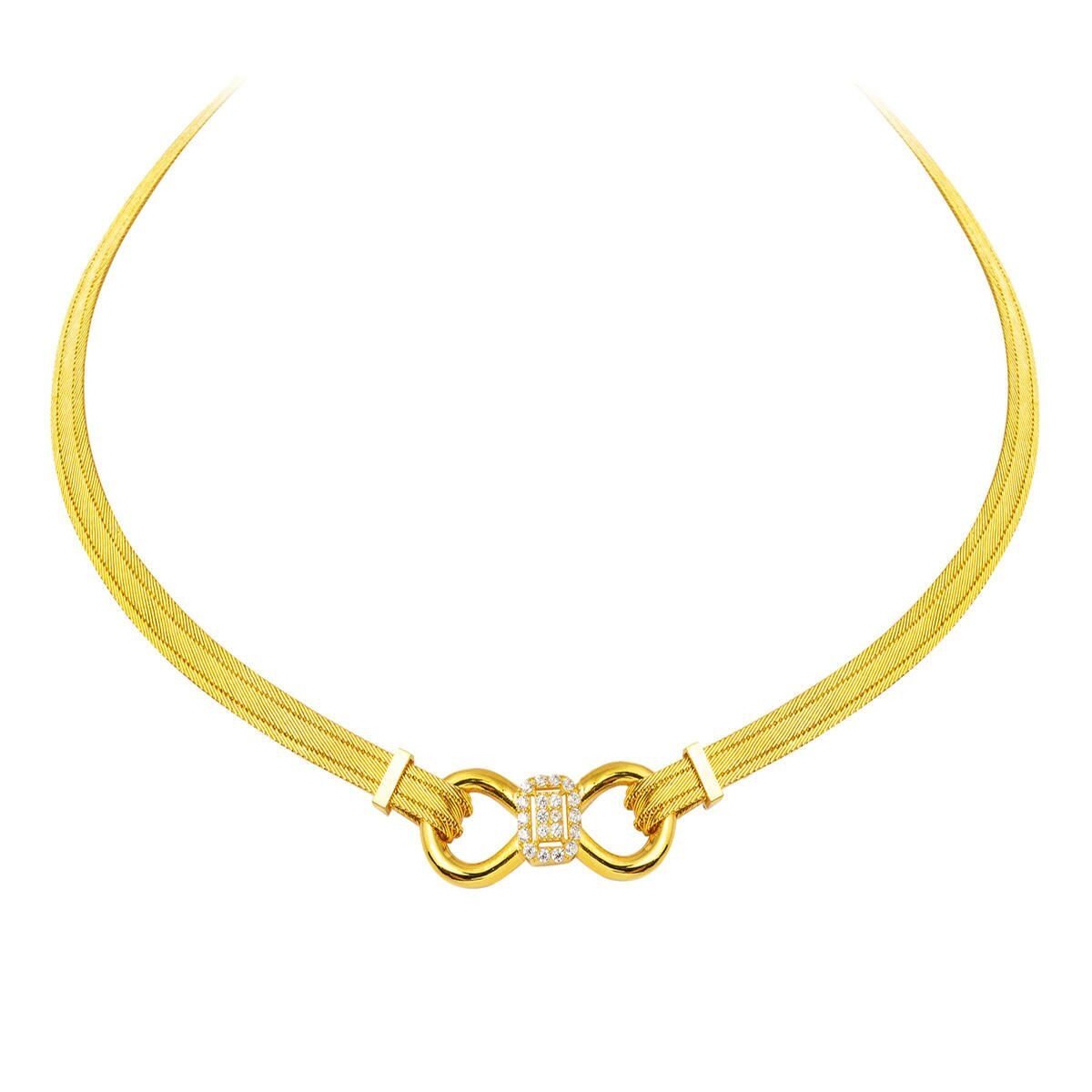 Trabzon Hasır Örgü 22 Ayar Altın Gerdanlık