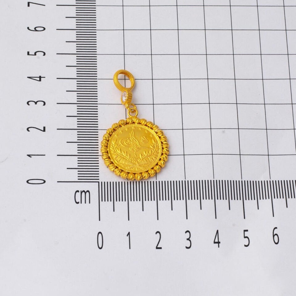 Yarım Reşatlı 14 Ayar Altın Kolye