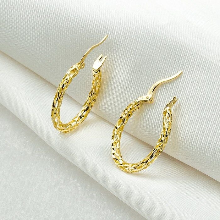 Favori Gold Telkari 14 Ayar Altın Küpe