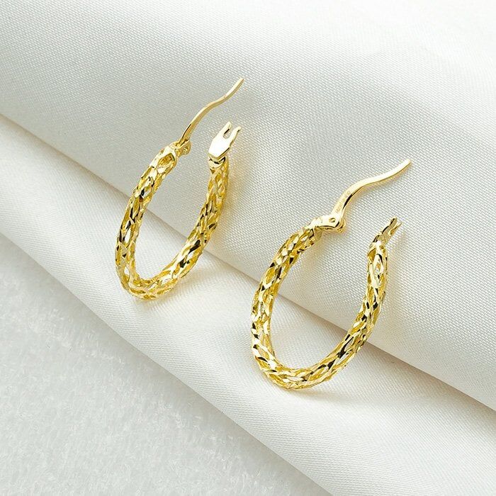 Favori Gold Telkari 14 Ayar Altın Küpe