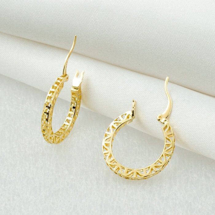 Favori Gold İtalyan 14 Ayar Altın Küpe