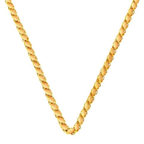 Maraş Pullu 22 Ayar Altın Zincir - 60 cm