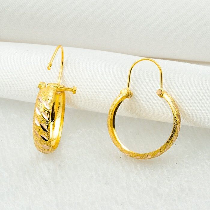 Ray 14 Ayar Altın Halep Küpe