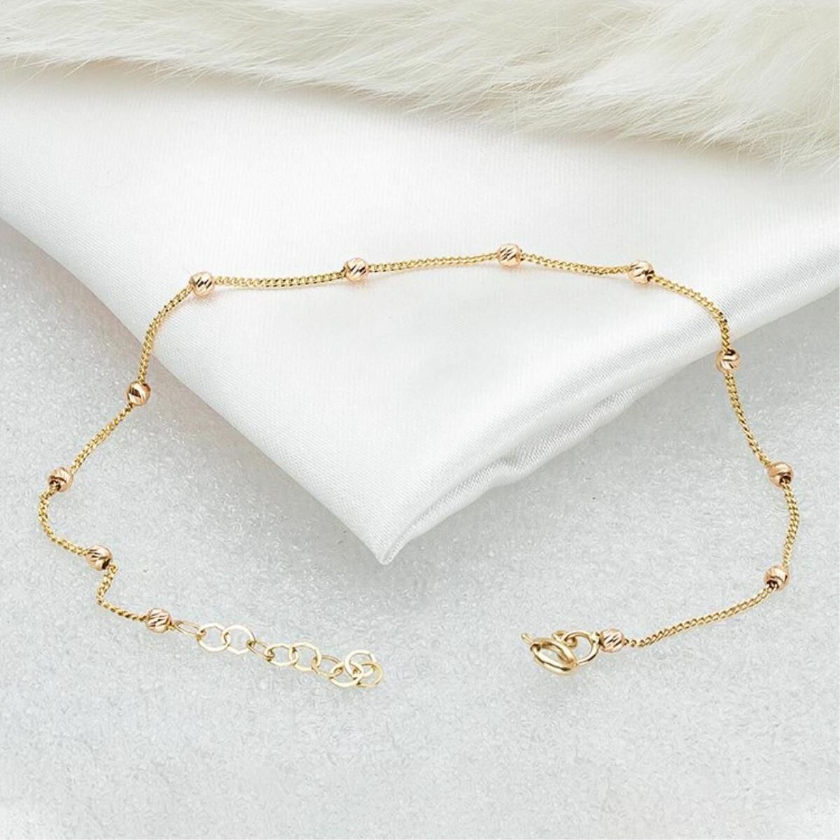 Rose Toplu 14 Ayar Altın Bileklik