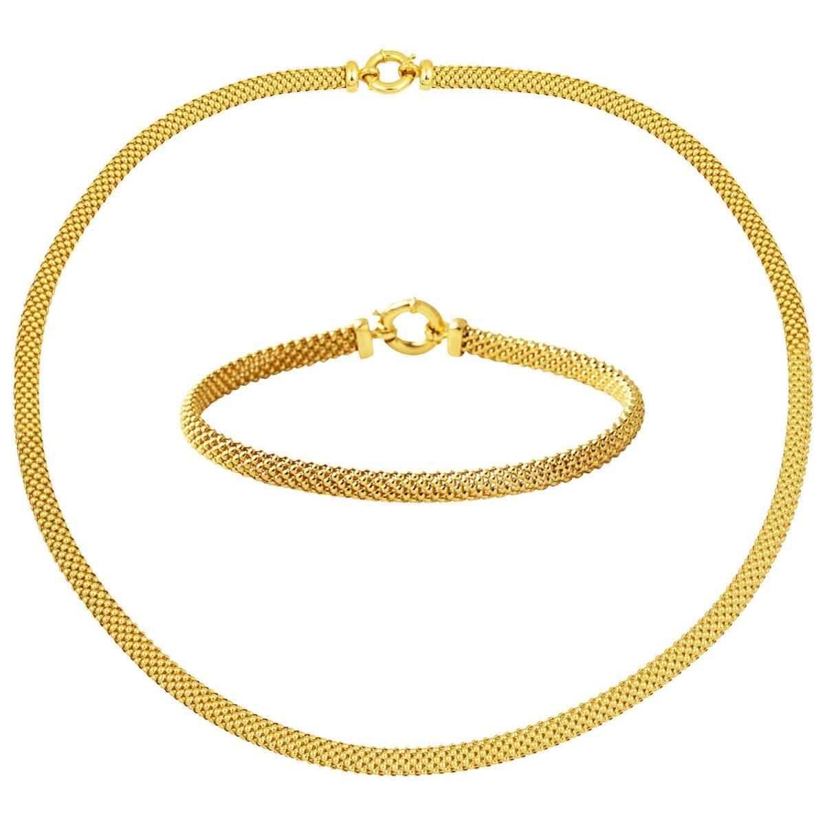 Jesica Kadın 14 Ayar Altın Takı Seti