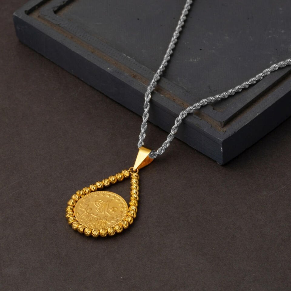 22 Ayar Yarım Reşatlı Dorikalı Kolye Ucu