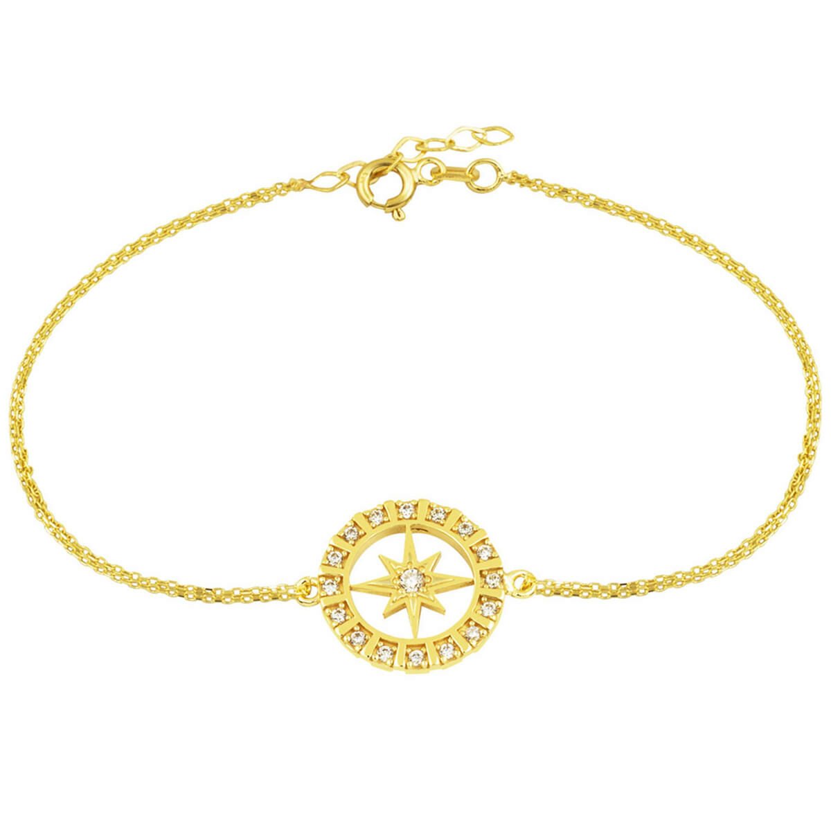 Altın Kuzey Yıldızı Bileklik