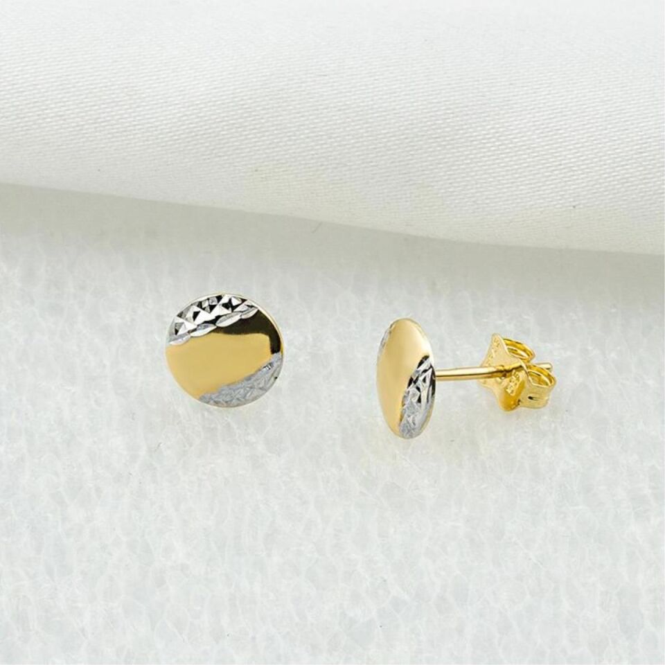 Arpaş Kalemli 14 Ayar Altın Genç Küpesi