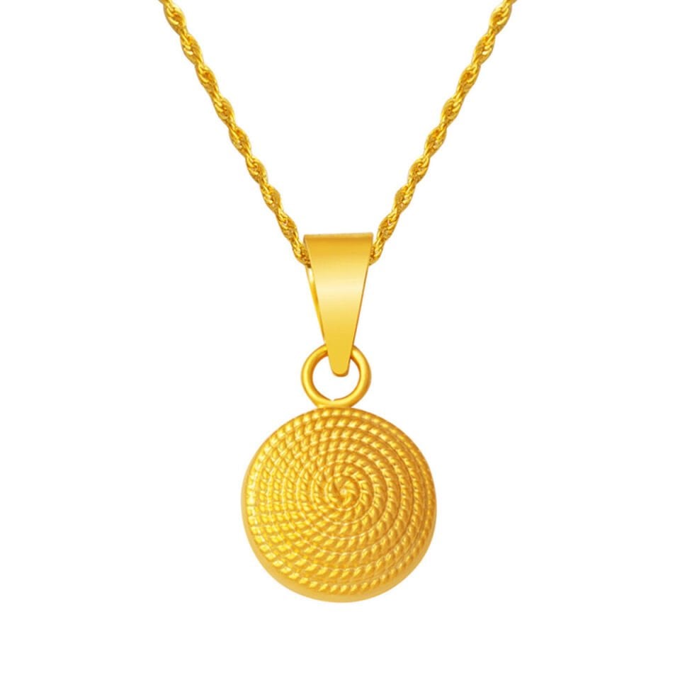 Beypazarı 14 Ayar Altın Kolye 1.5cm Çaplı