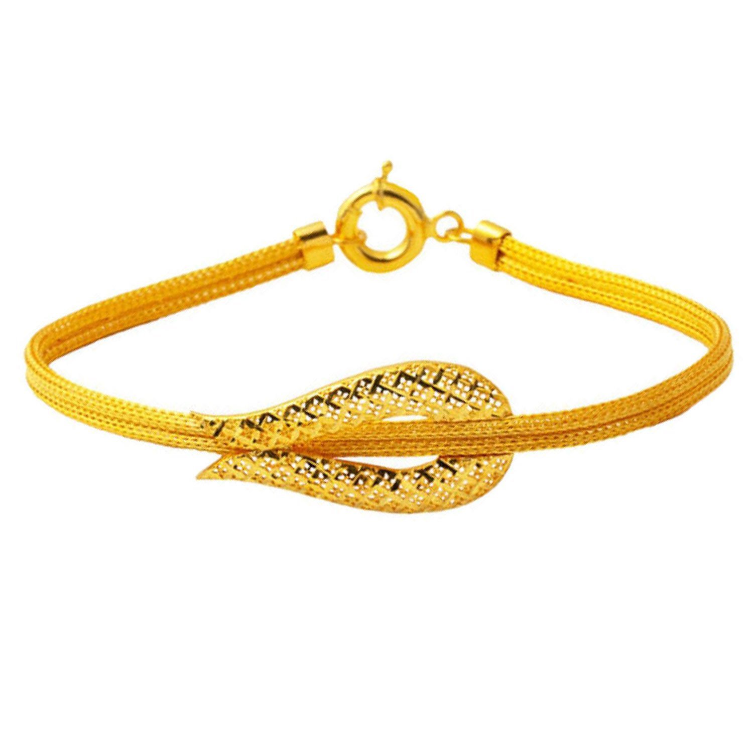 Lale Model 22 Ayar Altın Bileklik