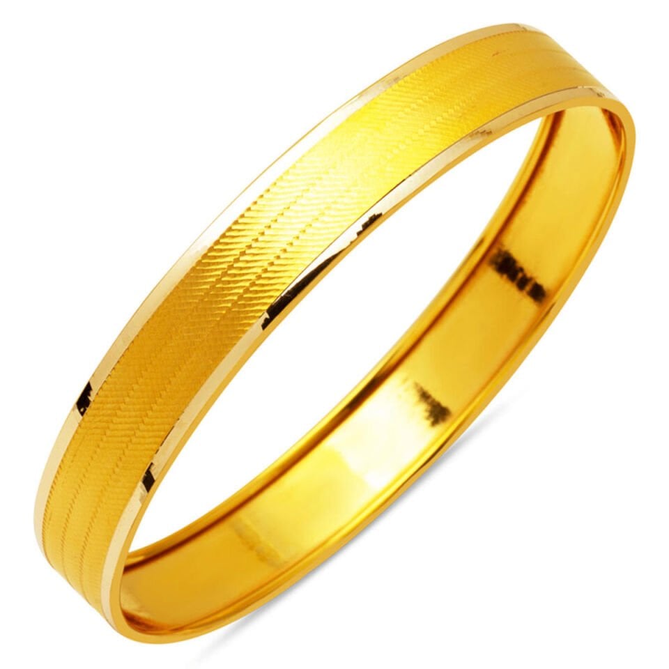 Hasır Model 14 Ayar Altın Bilezik