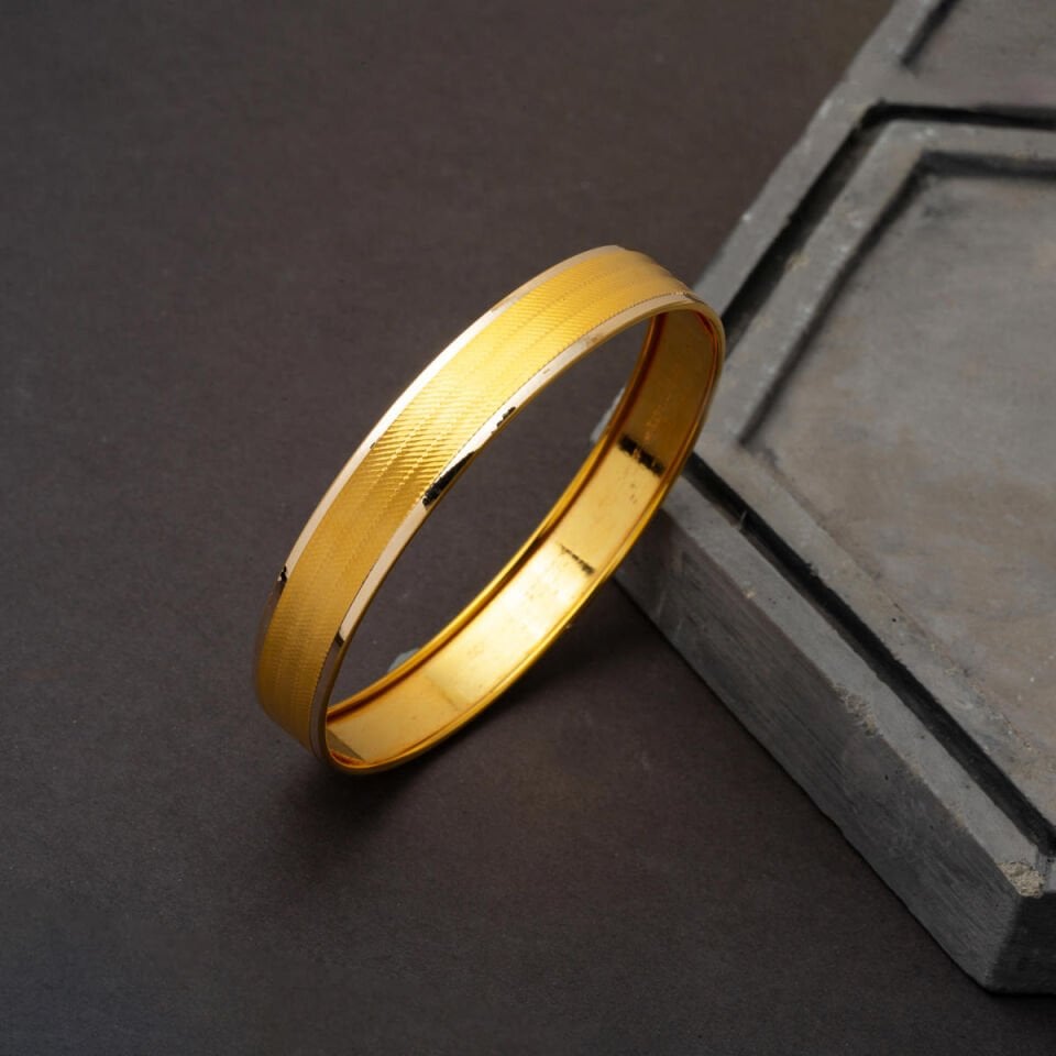 Hasır Model 14 Ayar Altın Bilezik