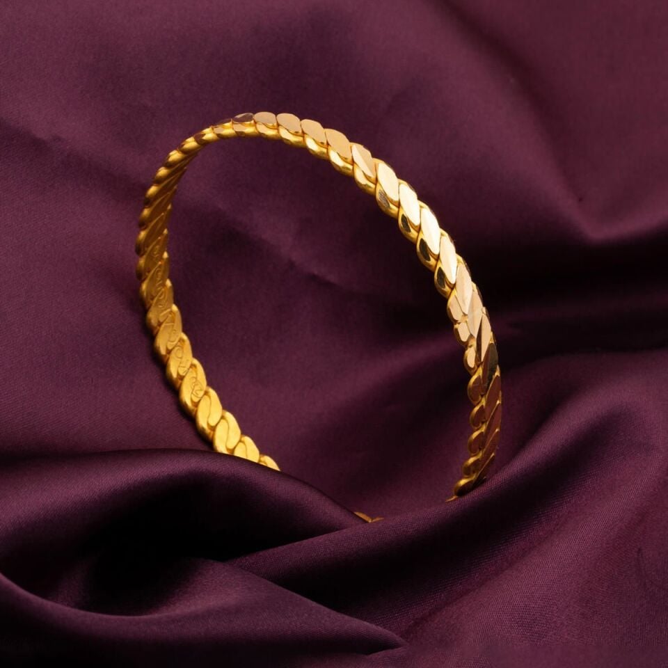 Üçlü Adana Burma 22 Ayar Altın Bilezik 34 Gr.