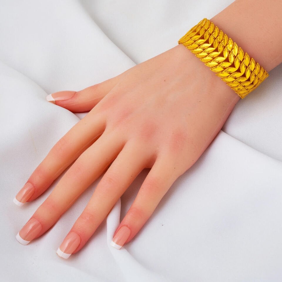 Anka 14 Ayar Altın Taşsız Düğün Takı Seti