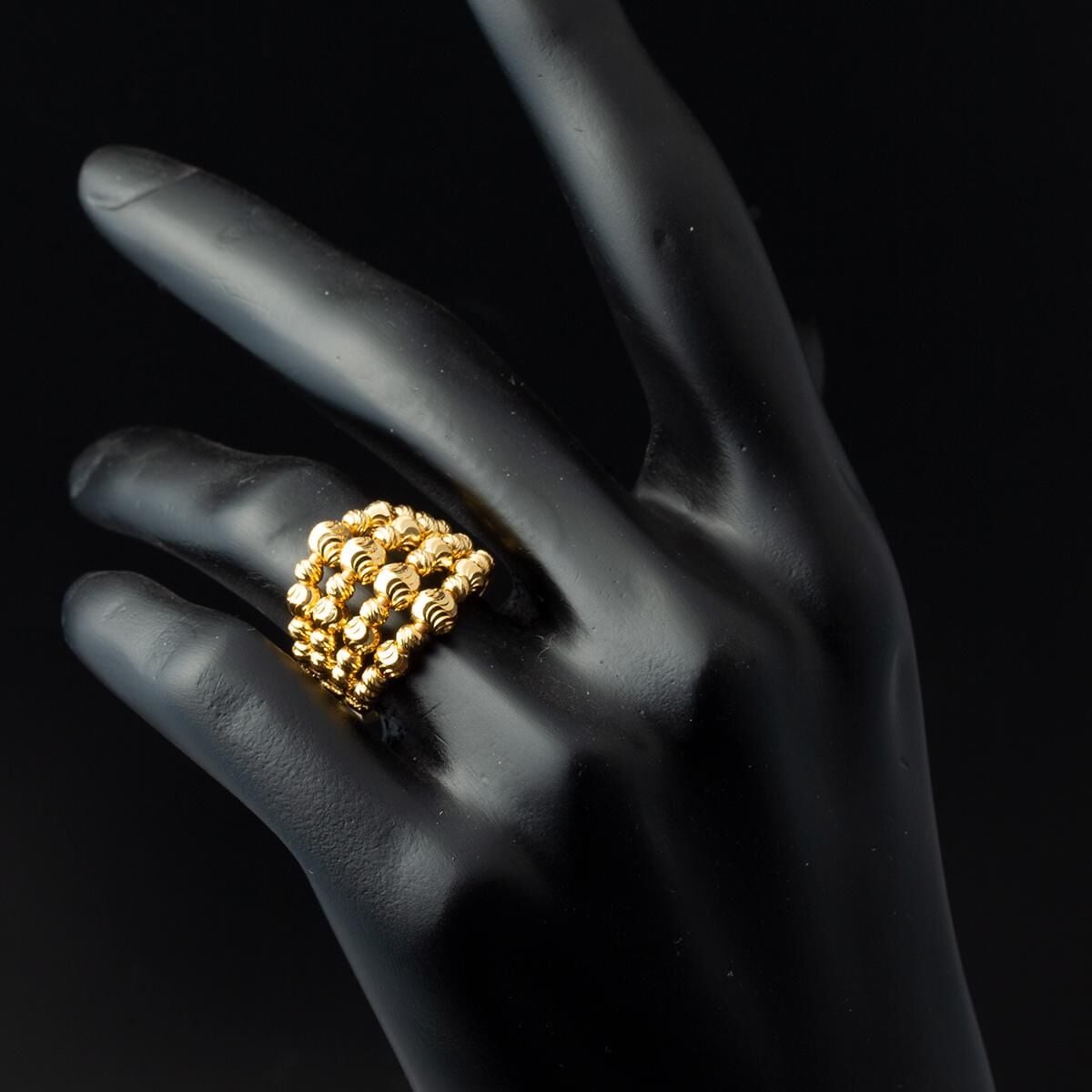 Kaburga 22 Ayar Toplu Altın Yüzük