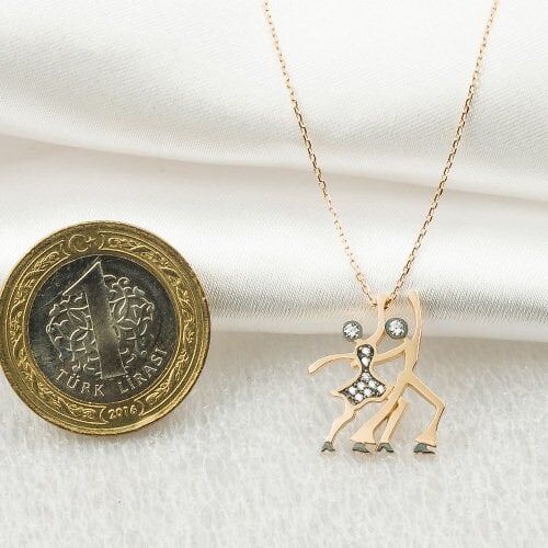 Jival Tango 14 Ayar Rose Altın Kolye
