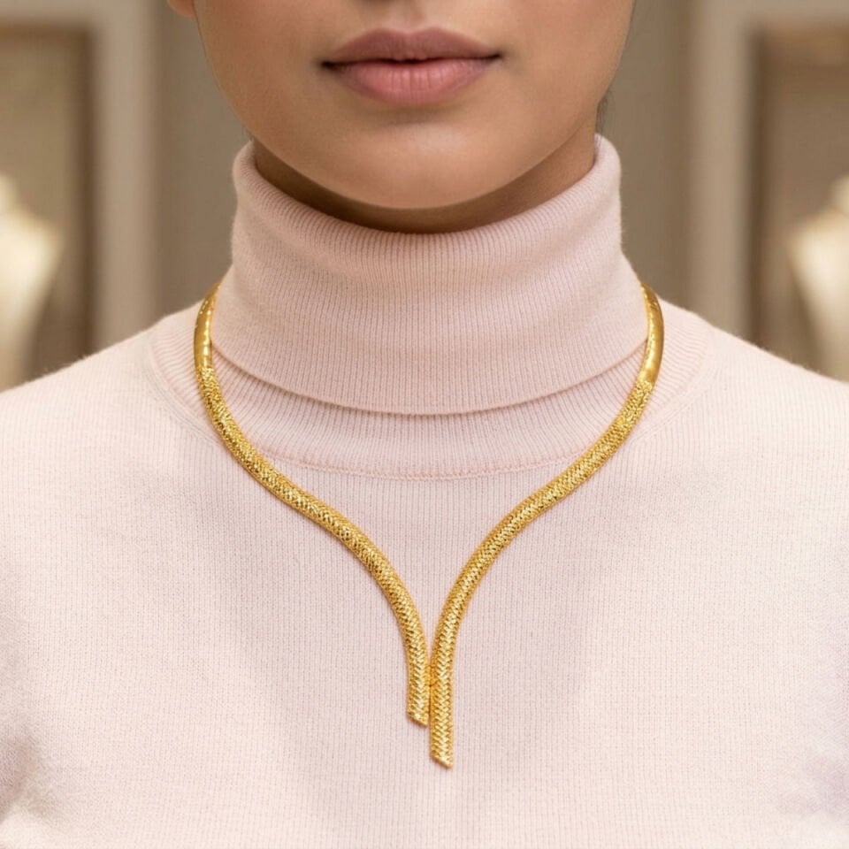 Balıksırtı 22 Ayar Altın Gerdanlık