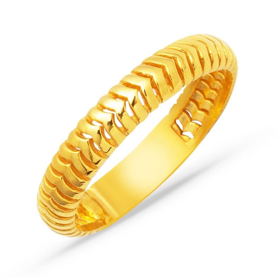 22 Ayar Altın Balık Sırtı Yüzük