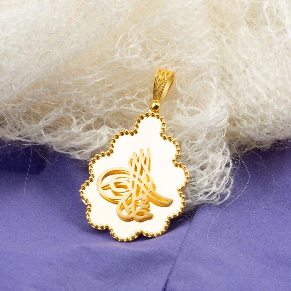 Tuğralı 8 Ayar Altın Kolye Ucu