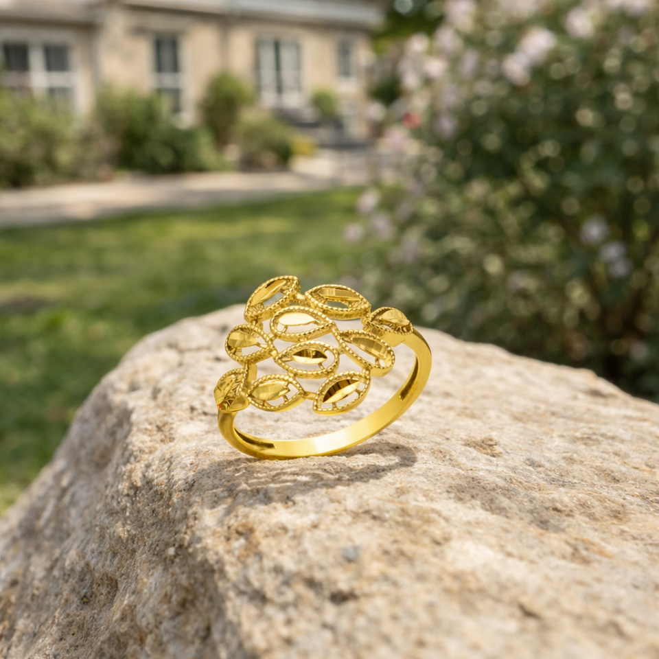 Sarmaşık 22 Ayar Altın Yüzük