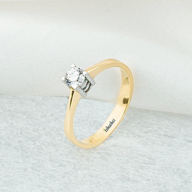 Pırlanta Montür 14 Ayar Altın Yüzük