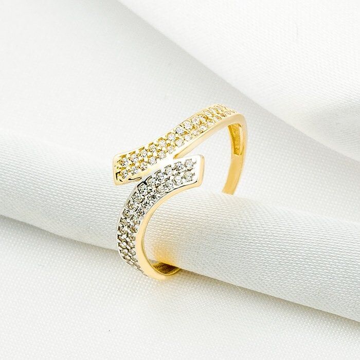 Taşlı 14 Ayar Altın Yüzük