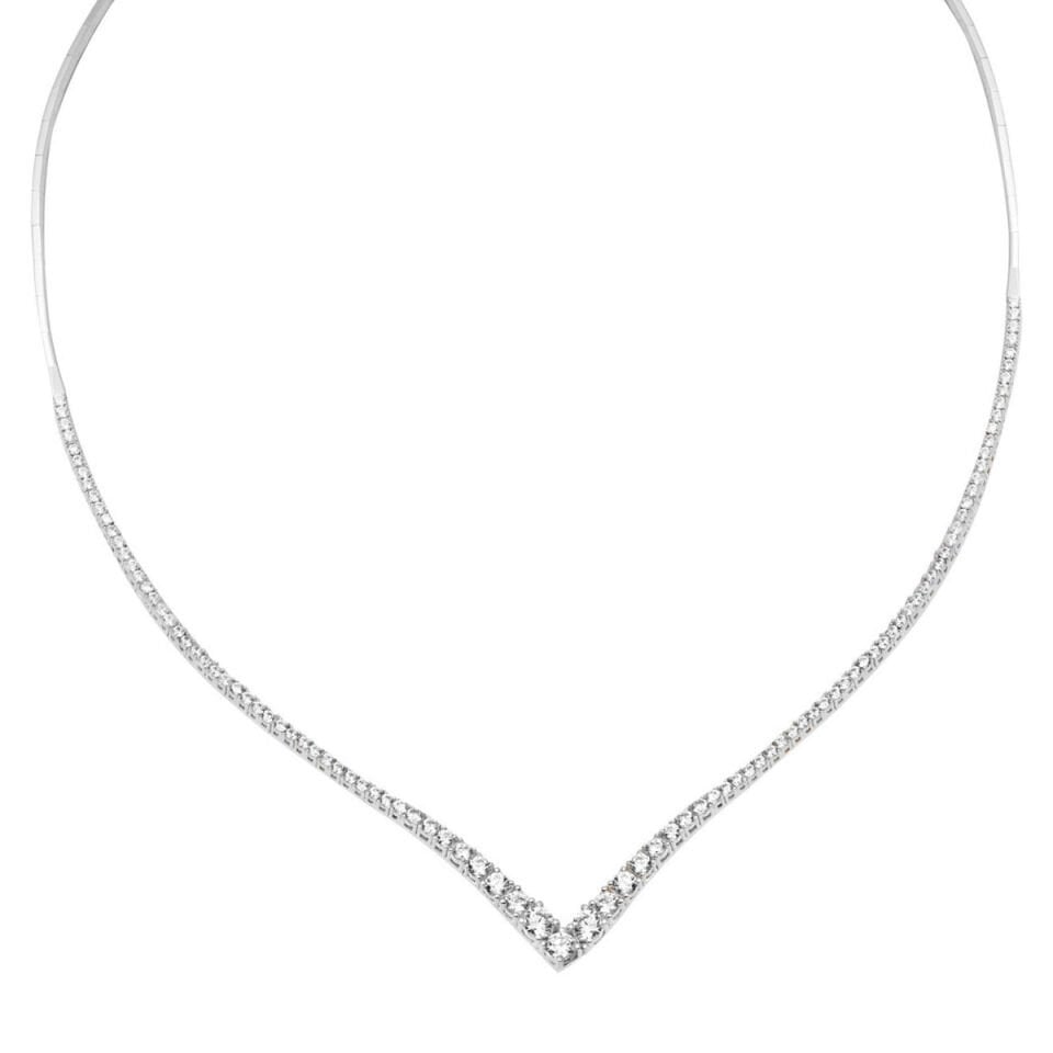 Beyaz Altın Suyolu Altın Gerdanlık