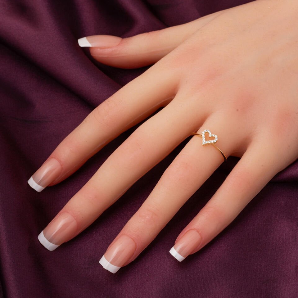 Kalpli Minimal 14 Ayar Altın Yüzük