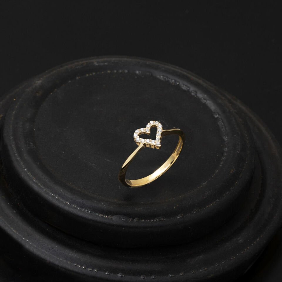 Kalpli Minimal 14 Ayar Altın Yüzük