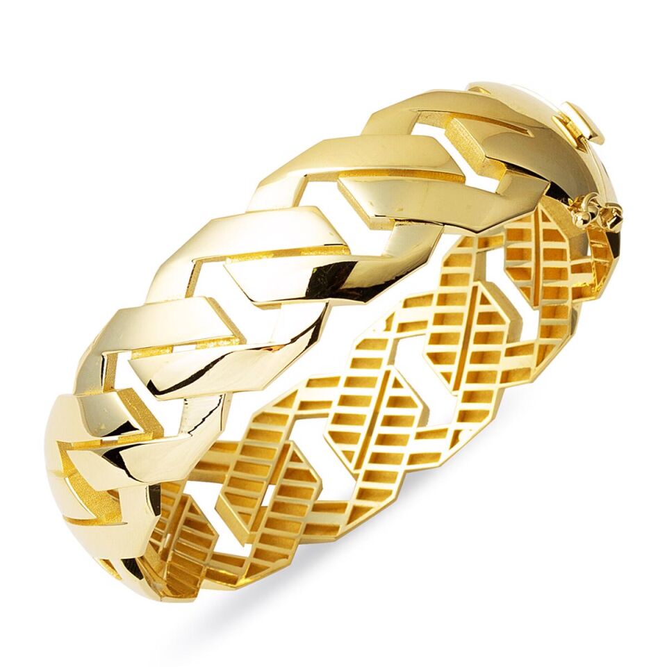 My Style 14 Ayar Altın Kelepçe Bilezik