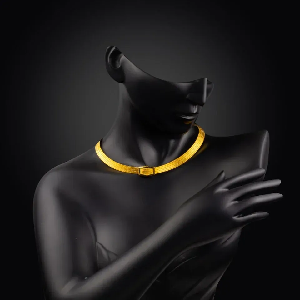 9 Sıralı Taşsız 14 Ayar Trabzon Hasır Altın Set