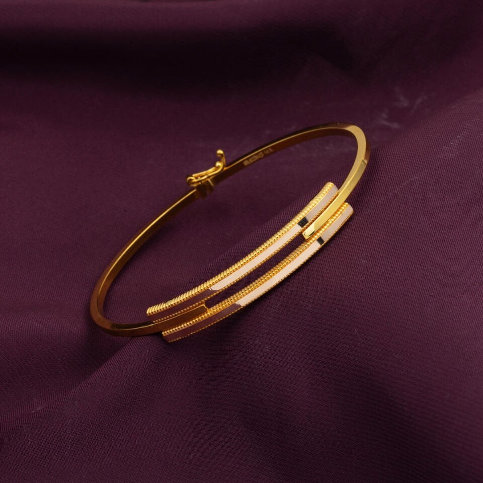 Ajda Model Tekli 14 Ayar Kaburga Bilezik