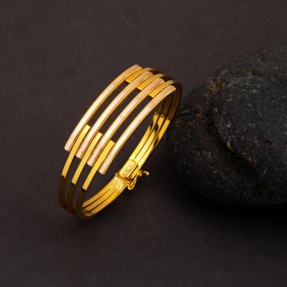 Ajda Model 4'lü Kaburga Altın Bilezik 14 Ayar