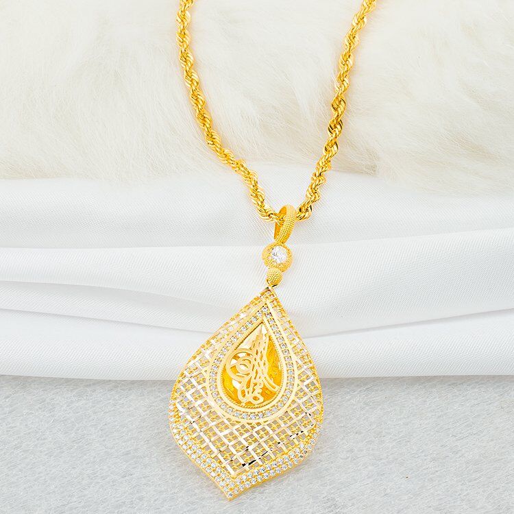 Markiz Tuğralı 14 Ayar Altın Kolye