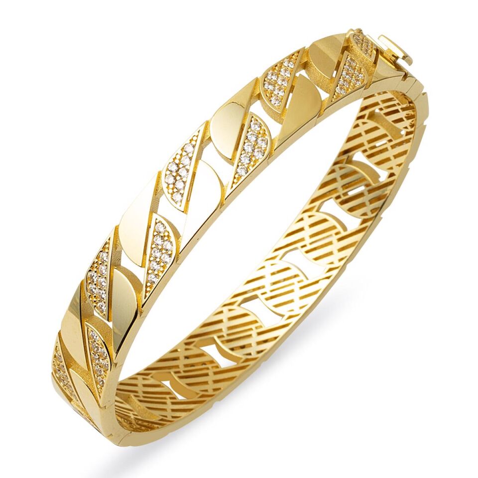 My Mood 14 Ayar Kelepçe Altın Bilezik