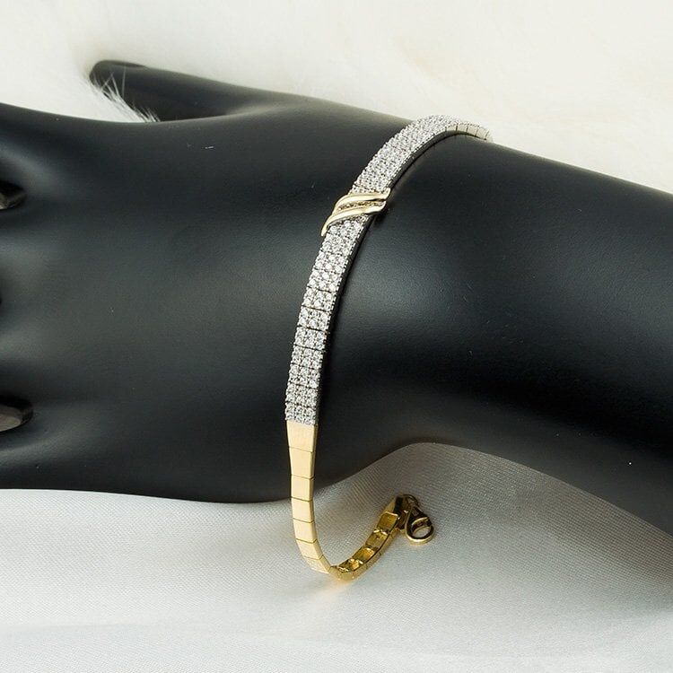 3 Sıralı 14 Ayar Altın Suyolu Set