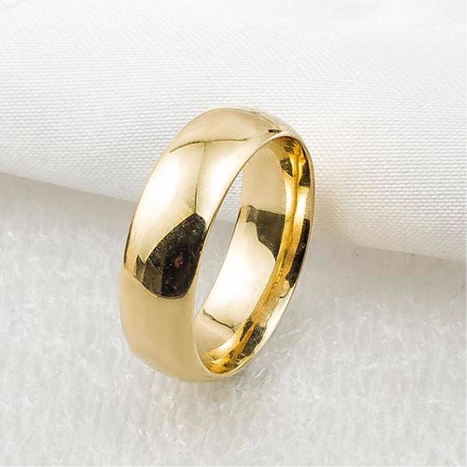 7 mm Enli 14 Ayar Altın Evlilik Yüzüğü