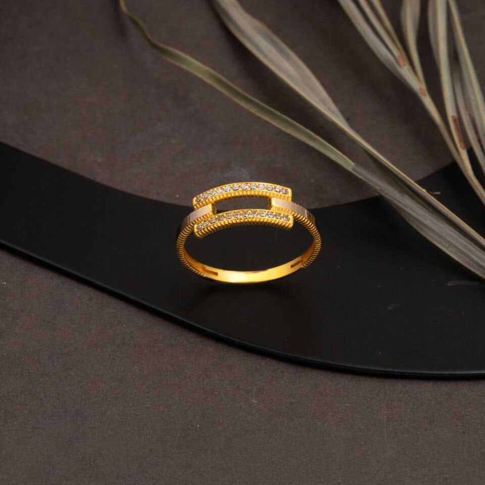 Ajda Kaburga 14 Ayar Altın Yüzük